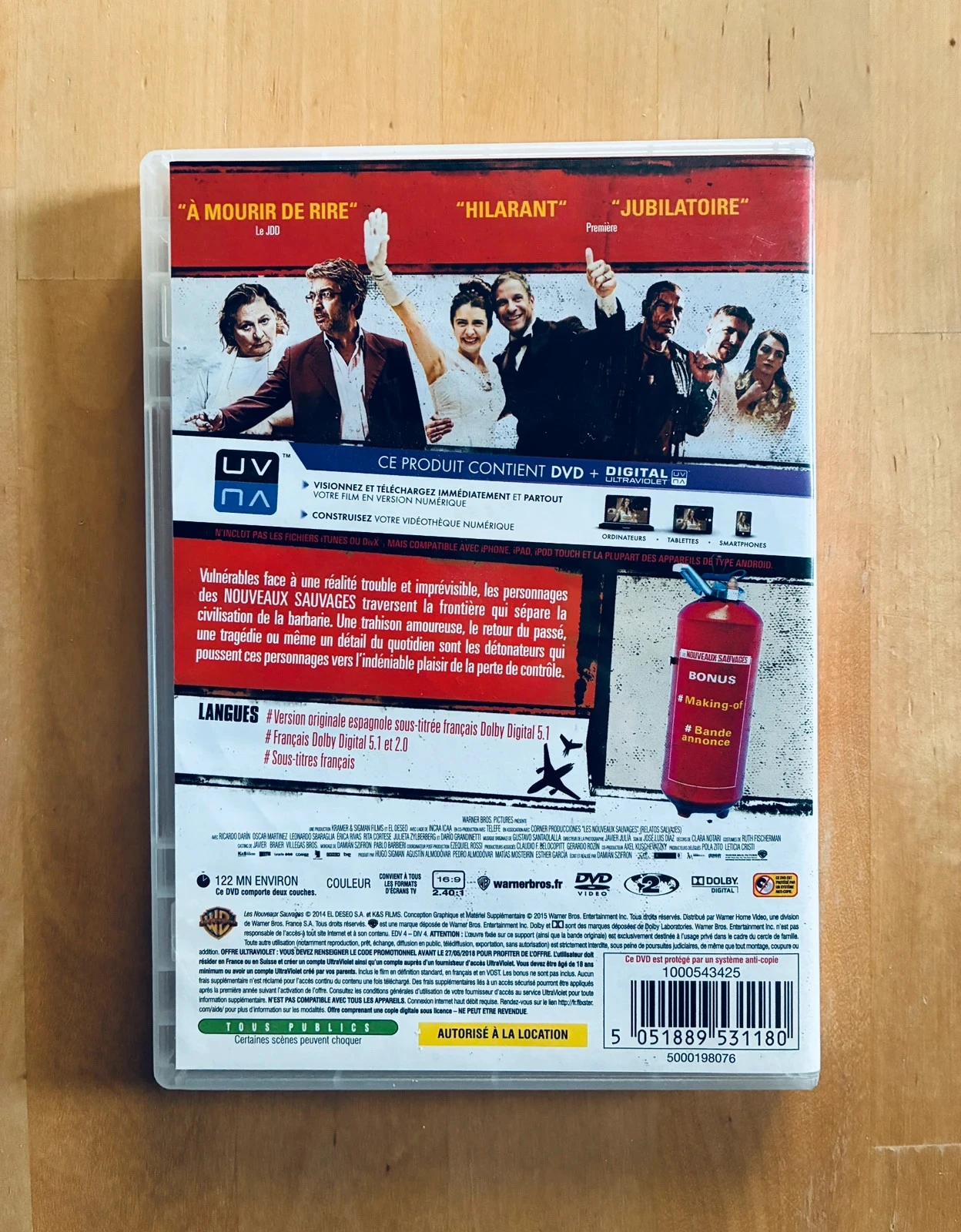DVD Les Nouveaux Sauvages. – photo 3